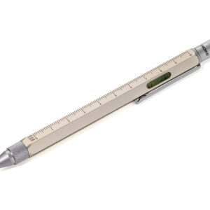 στυλό με χάρακα, λευκό